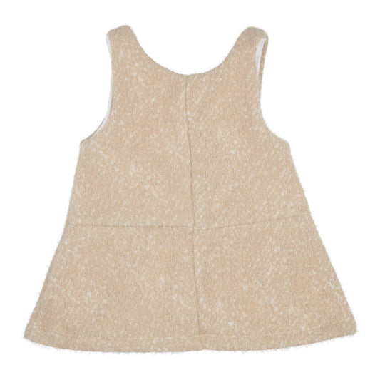 Jurk Gymp Pinafore Hedy - Beige