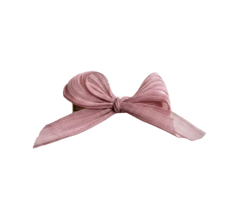 Haarspeldje strik - Roze