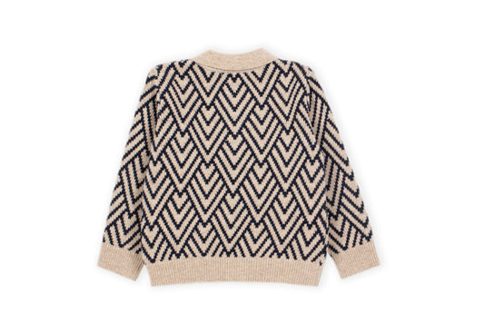 Trui Dr. Kid - Donkerblauw/Beige
