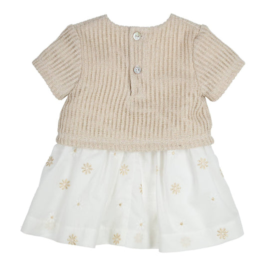 Gymp Jurkje Laila - Beige/Ecru