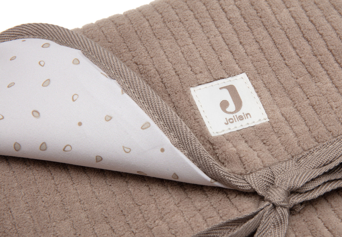 Jollein Verschoningsmat met opbergzakken Cloudy Rib