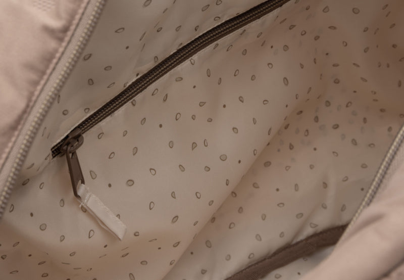 Jollein Luiertas Embossed Lily - Milky Coffee