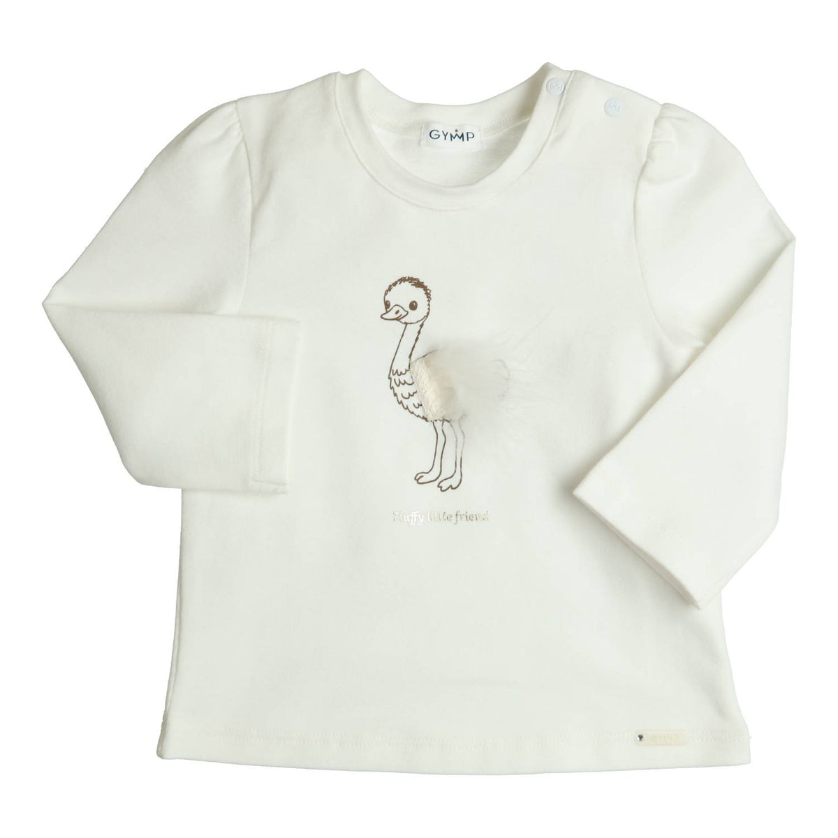 T-shirt Gymp Aerodoux Fluffy Little Friend - Ivory