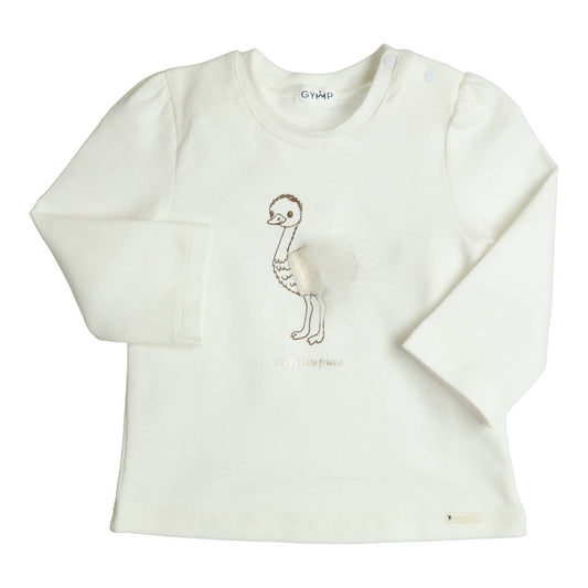 T-shirt Gymp Aerodoux Fluffy Little Friend - Ivory