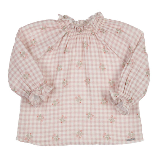 Blouse Gymp Emmy - Roze