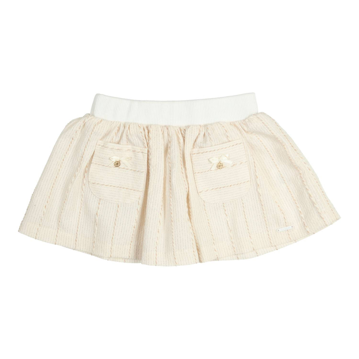 Rok Gymp Rafaela - Ecru/Gold