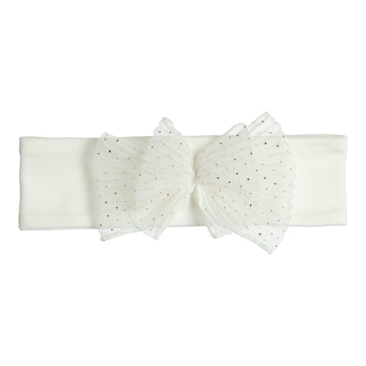 Haarband Gymp Cheryl - Off White/Gold
