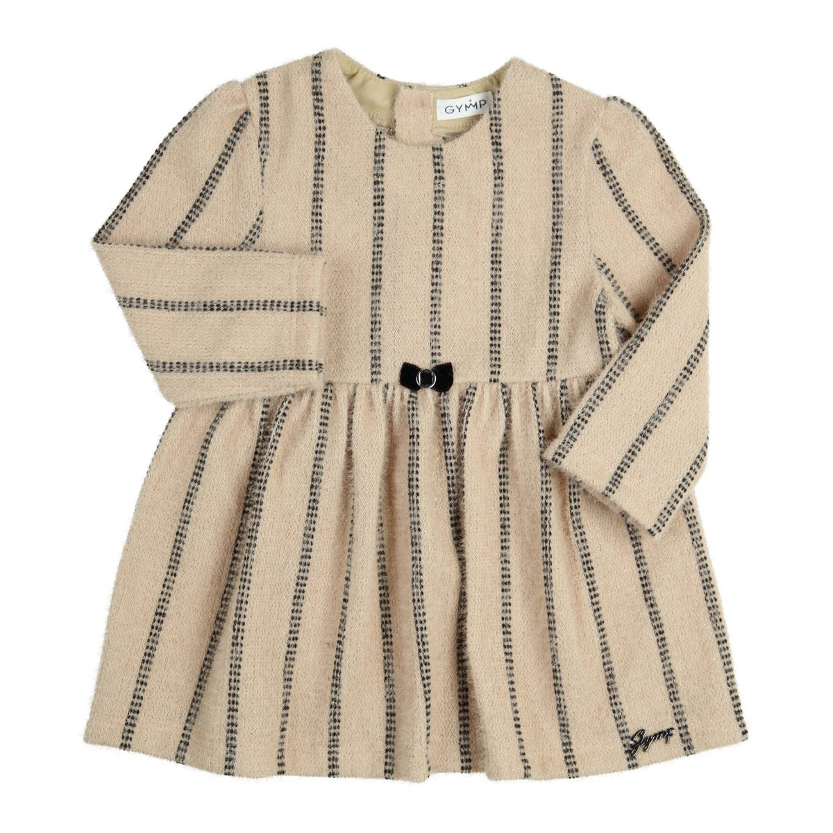 Jurk Gymp Reina - Beige/zwart