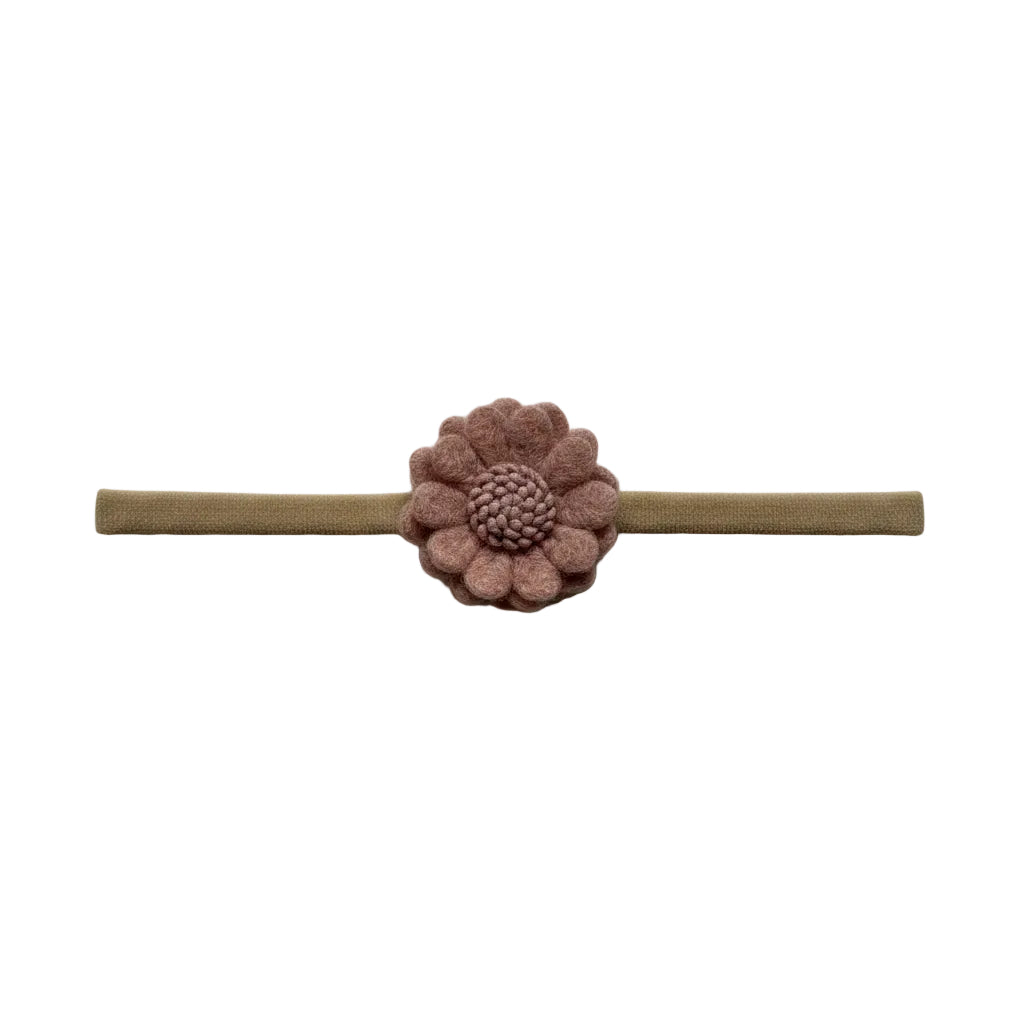 Haarband Bloem - Oudroze