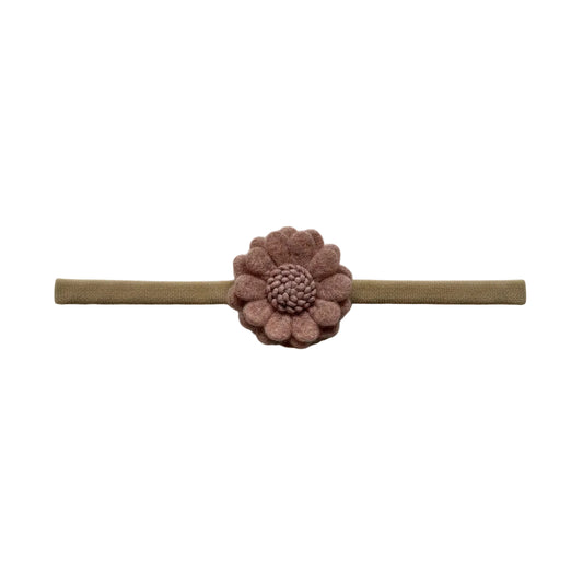 Haarband Bloem - Oudroze