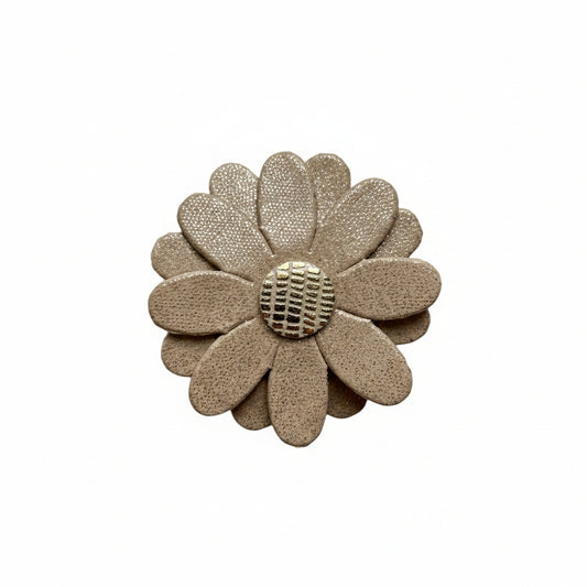 Antislip haarspeldje bloem - Zand