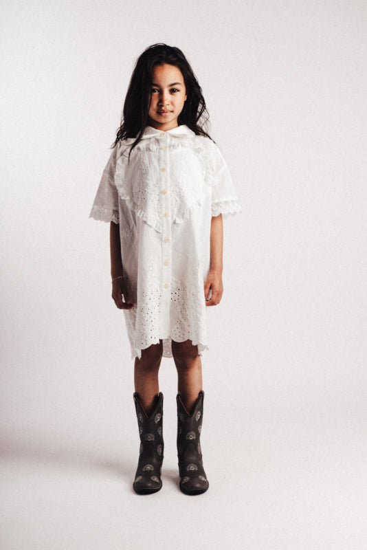 Baje Studio Jurk - Lous -  Off white