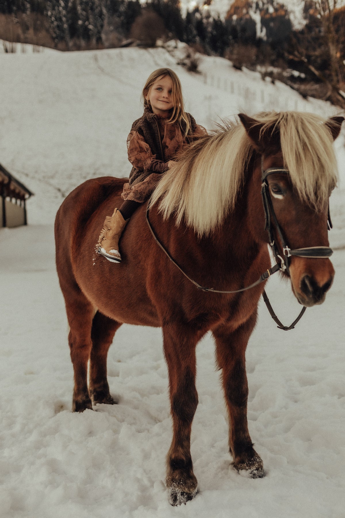 Jurk Baje Studio Izebelle - Copper Brown