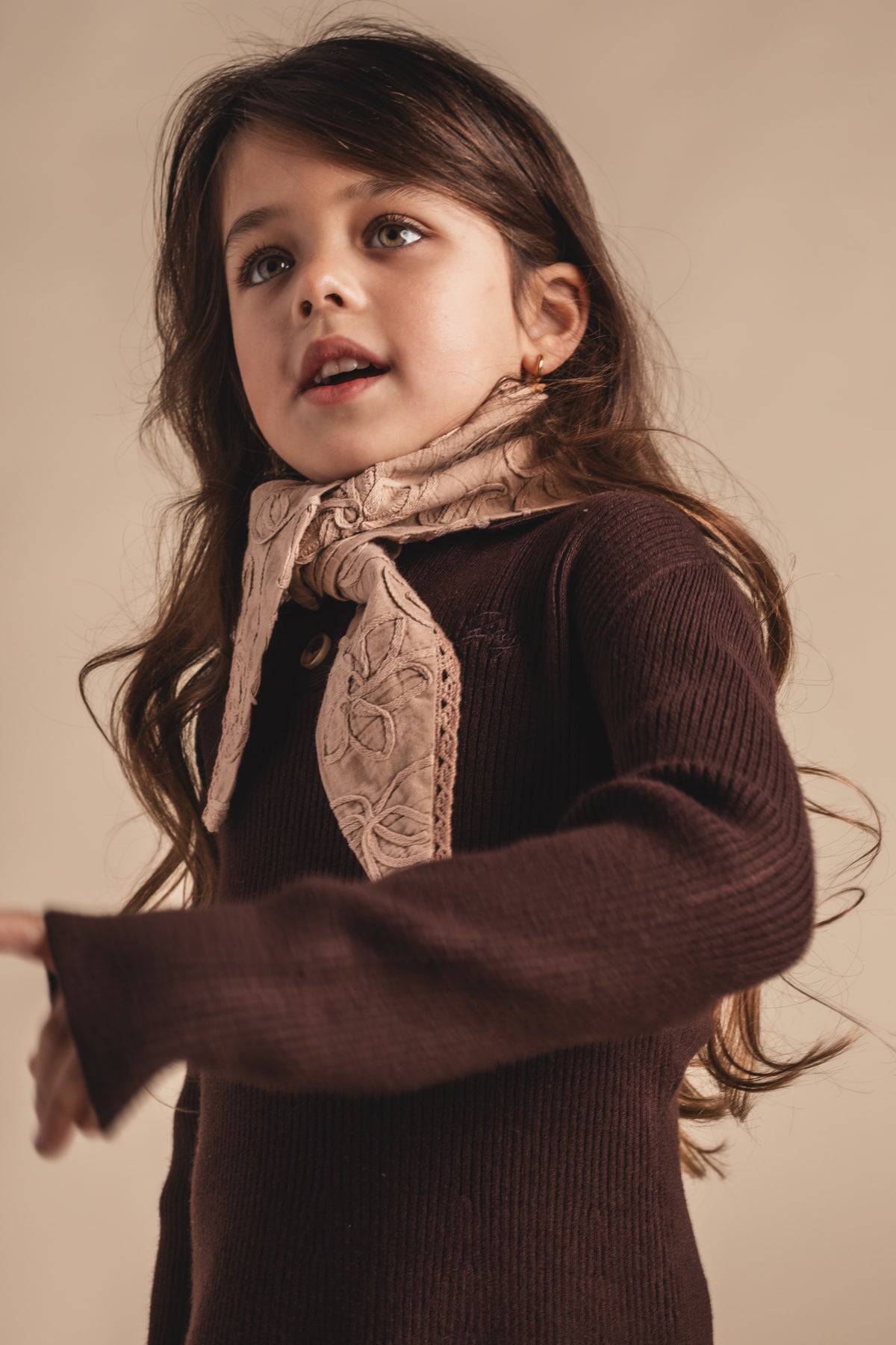 Jurk Baje Studio Norez - Brown Choco