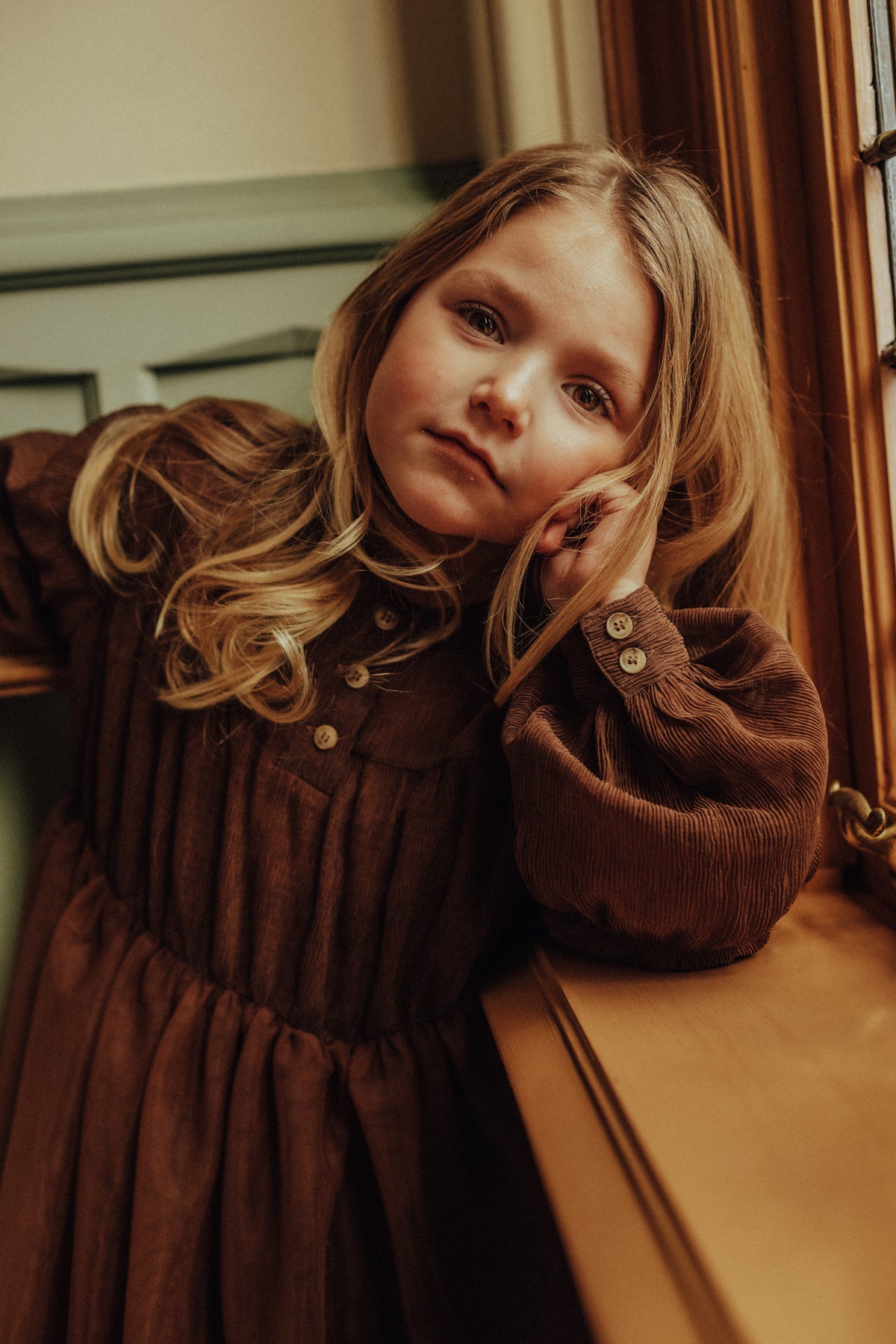 Jurk Baje Studio Julia - Copper Brown