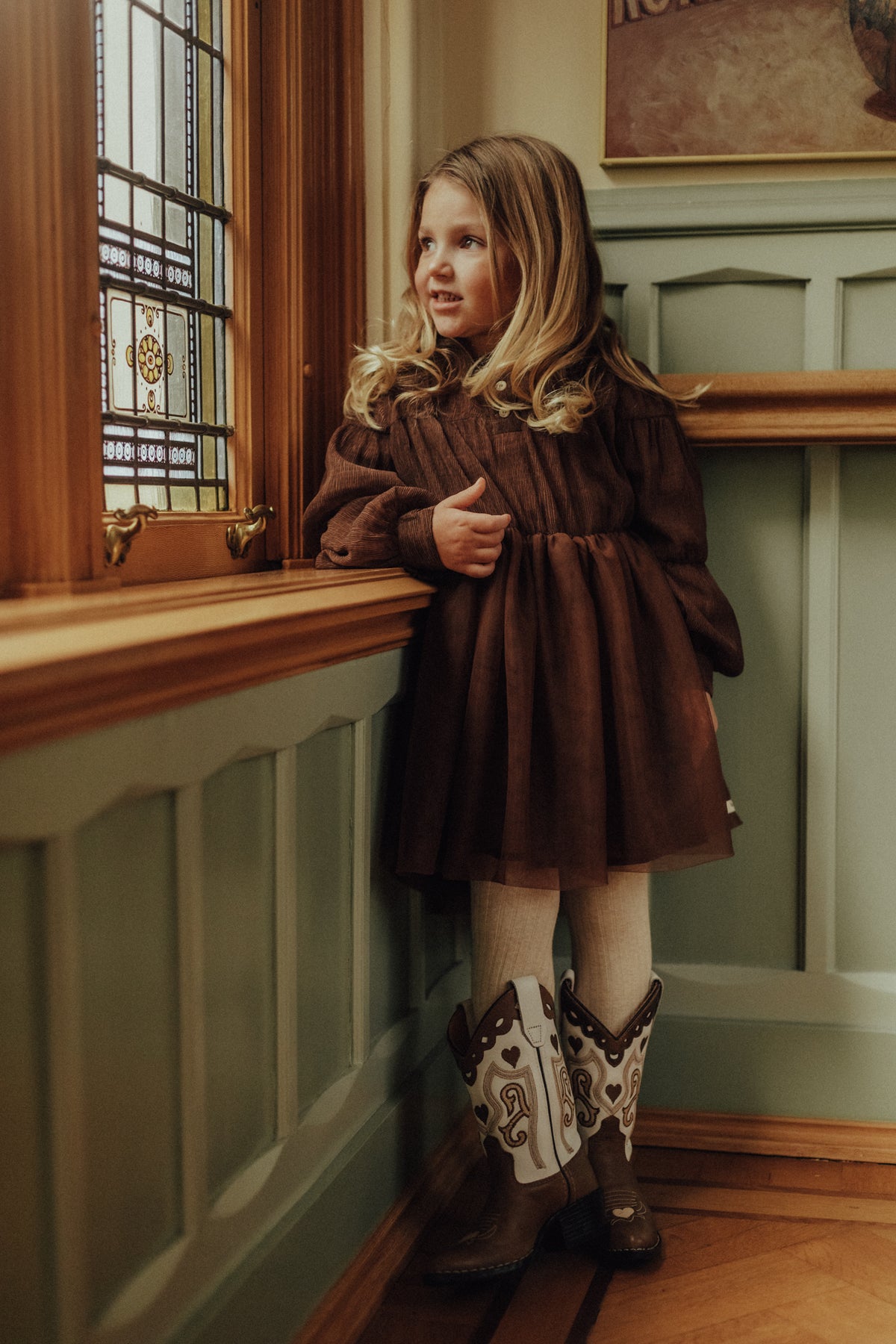 Jurk Baje Studio Julia - Copper Brown
