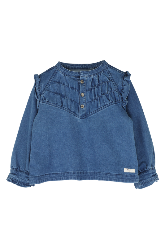 Blouse Baje Studio Reeza - Blue Denim
