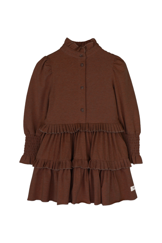 Jurk Baje Studio Moule - Copper Brown