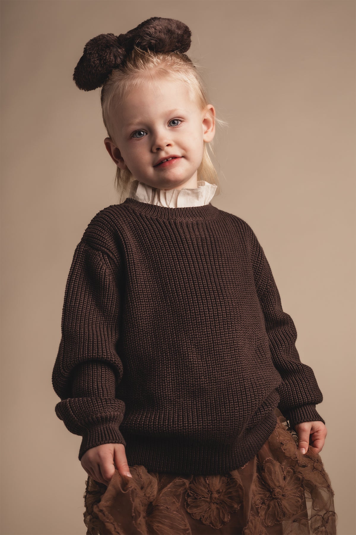 Trui Baje Studio Mai - Brown Choco