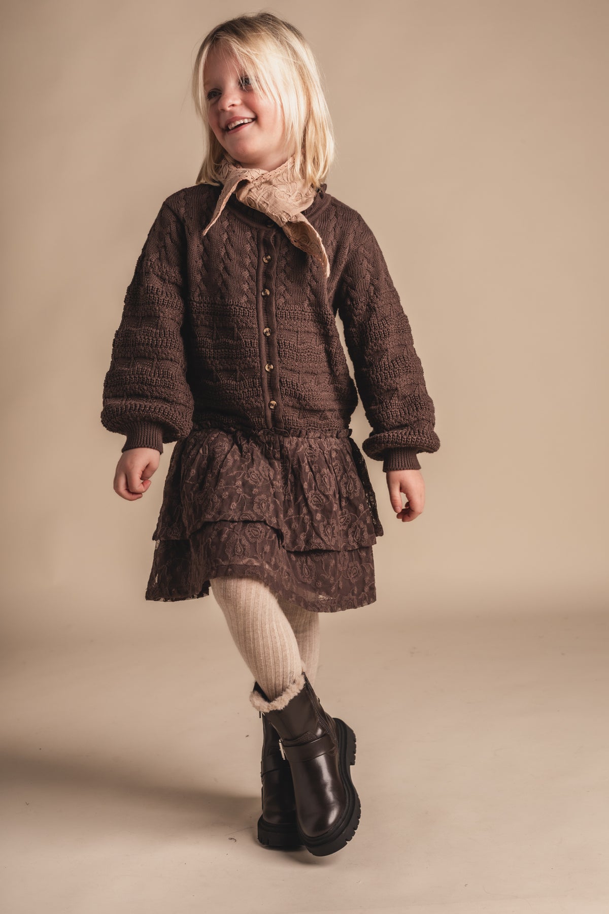 Jurk Baje Studio Yole - Brown choco