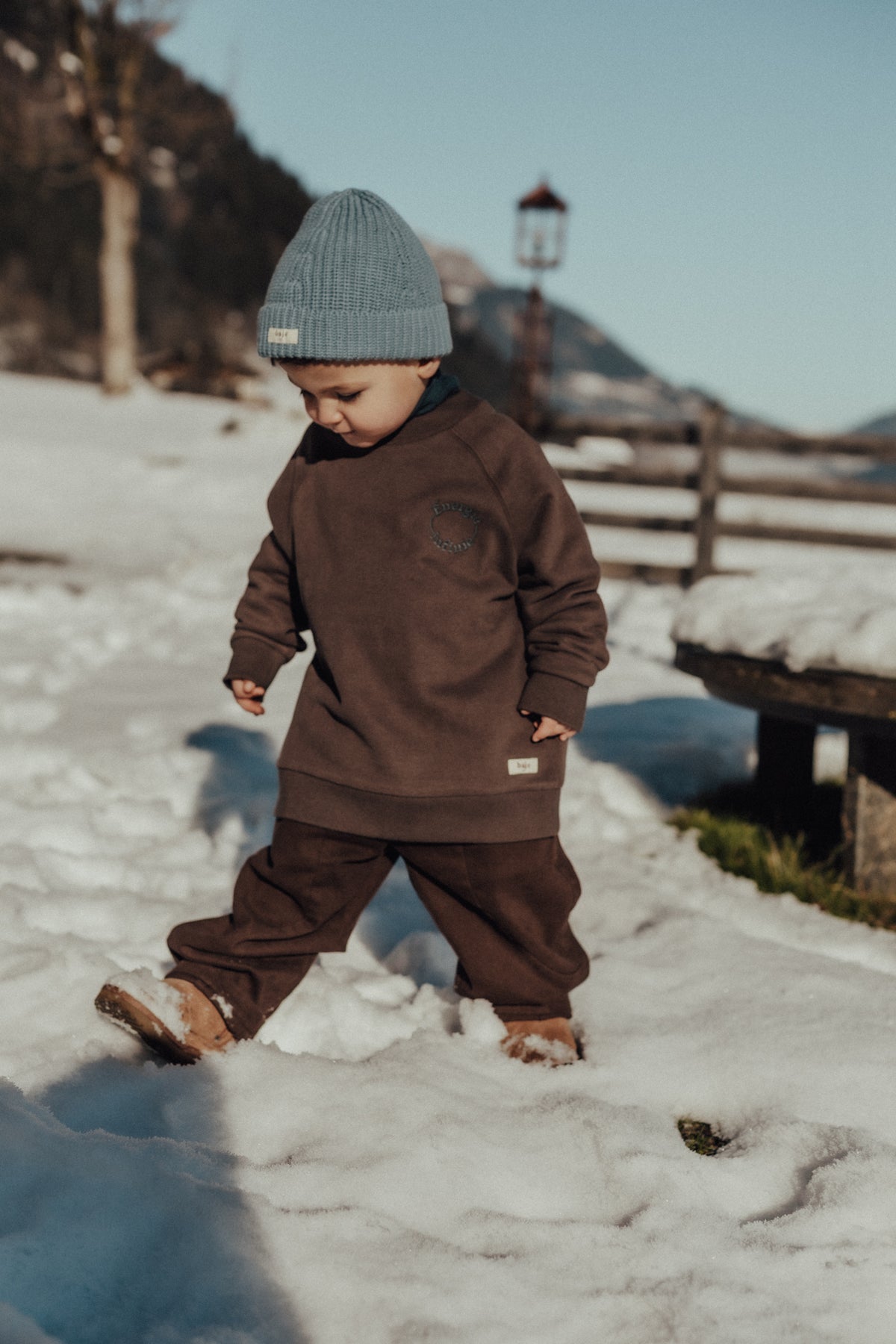 Trui Baje Studio Willow - Brown choco