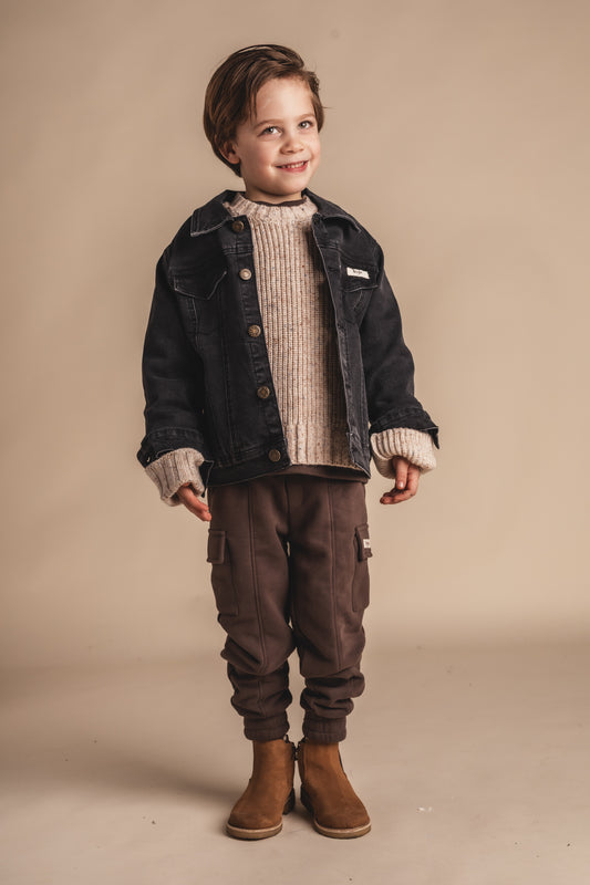 Broek Baje Studio Palmer - Brown choco