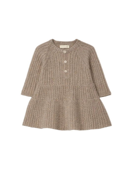 Gebreide jurk Wedoble - Taupe