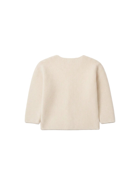 Gebreide vest Wedoble - Ecru