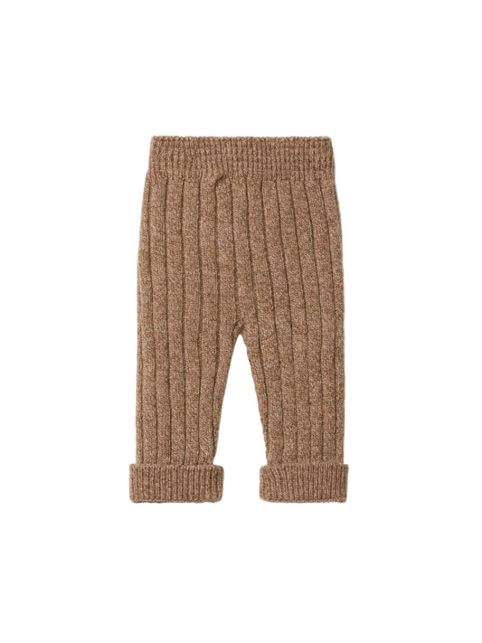 Gebreide Broek Wedoble - Donkerbruin