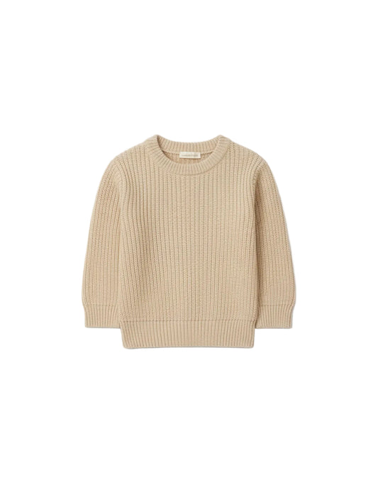 Gebreide trui Wedoble - Beige