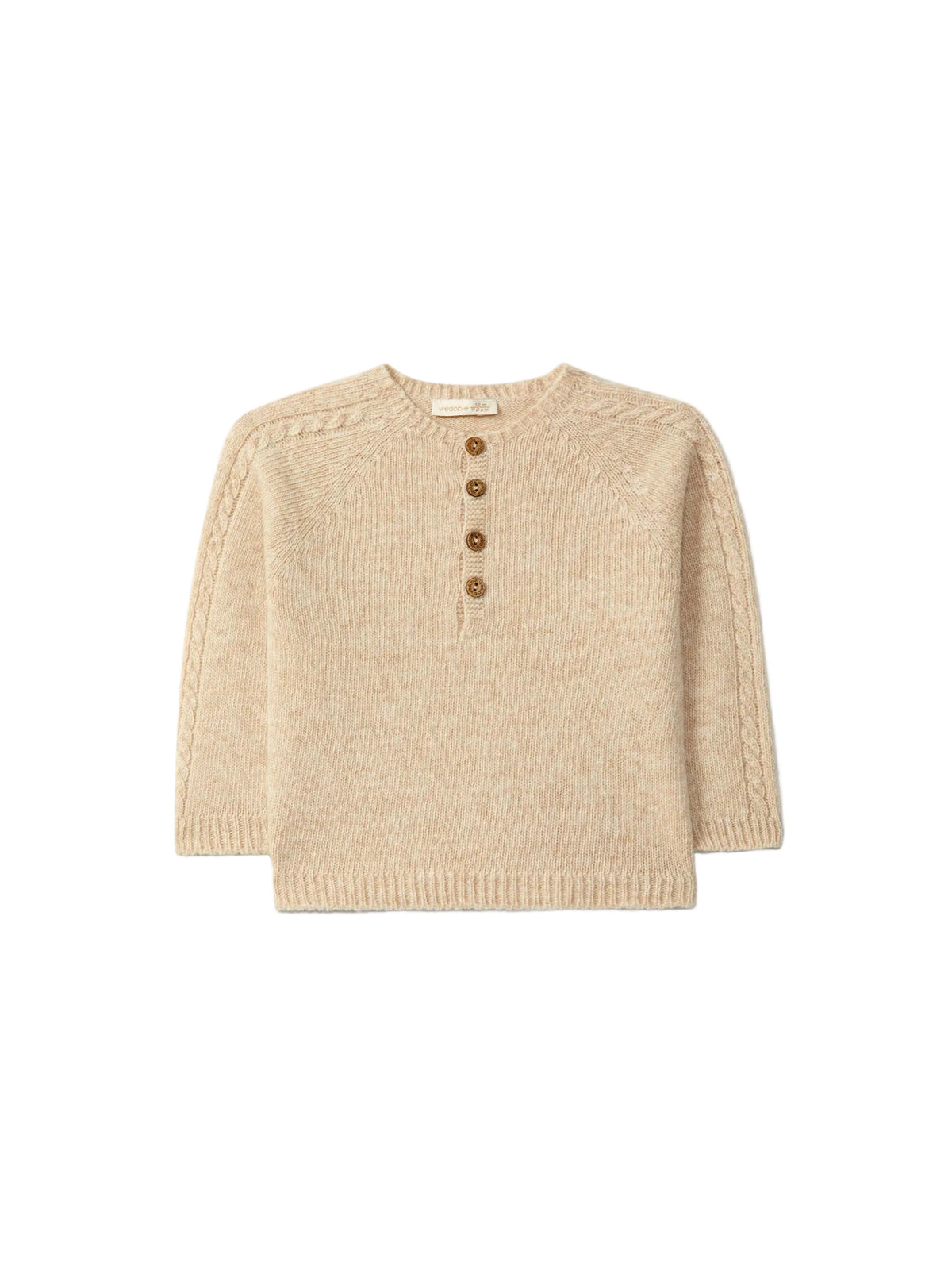 Gebreide trui Wedoble - Beige