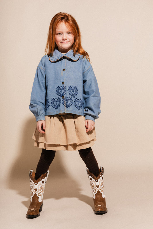 Rok Labo de colores Liorah - Taupe