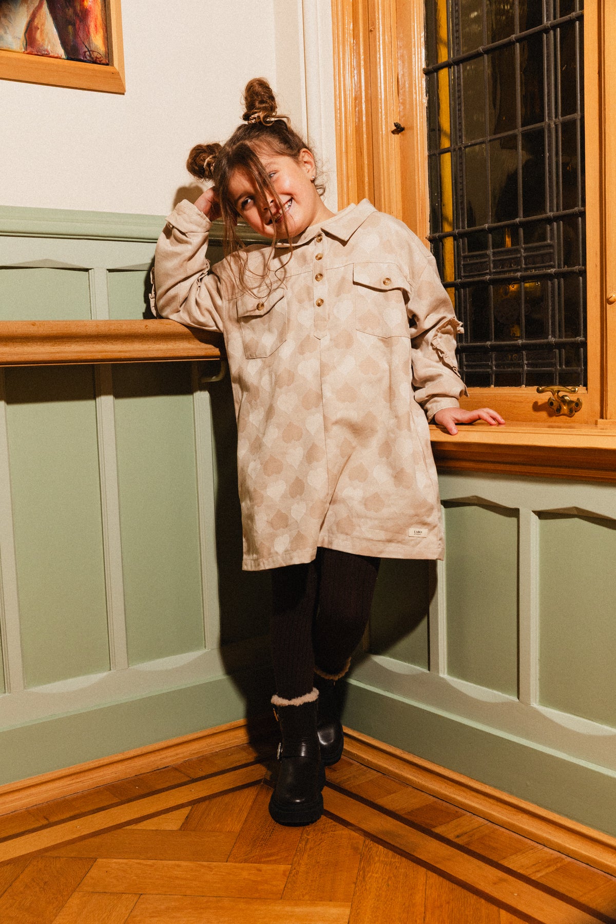 Jurk Labo de colores Lilia - Taupe