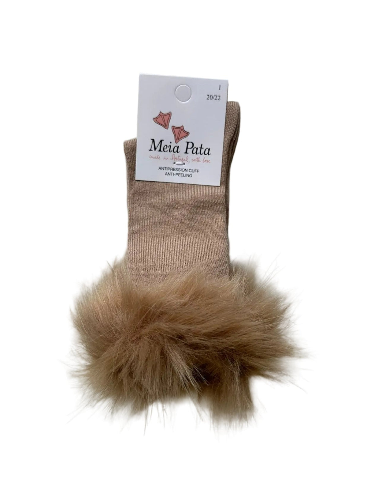 Kniekous Meia Pata - Beige