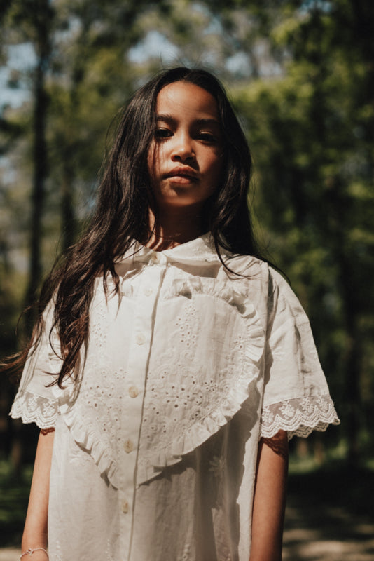 Baje Studio Jurk - Lous -  Off white