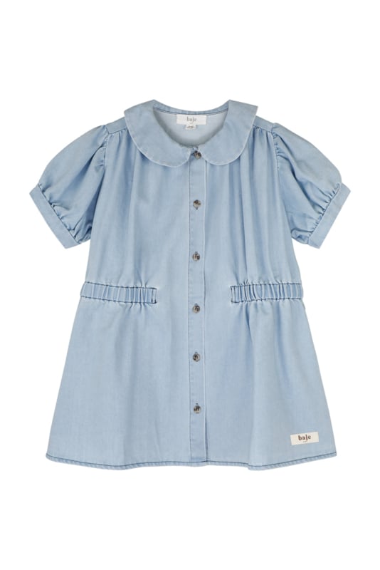Baje Studio Jurk - Mirabel - Bleu denim light