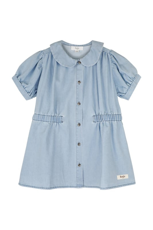 Baje Studio Jurk - Mirabel - Bleu denim light