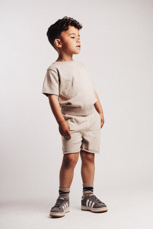 Baje Studio Korte broek - Sebastian - Sand melange